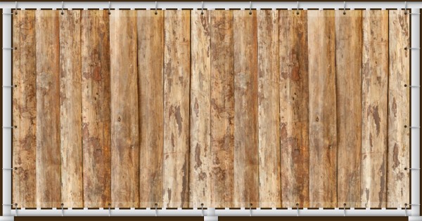 Dřevěný plot Rustik - E