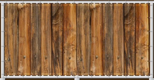 Dřevěný plot Rustik