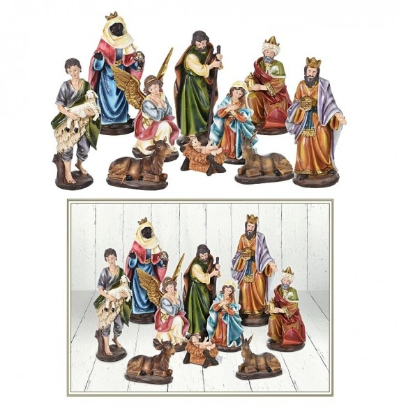 Betlém Vánoční dekorace sada 10ti figurek