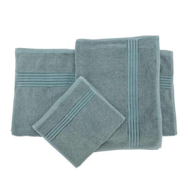 HOMESTYLING Sada 3 ks ručníků modrozelená KO-HD1001270