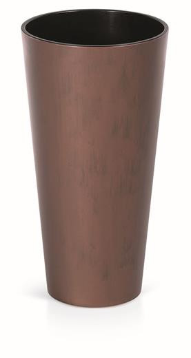 Květináč Prosperplast TUBUS SLIM CORTEN patinující ocel 30 cm